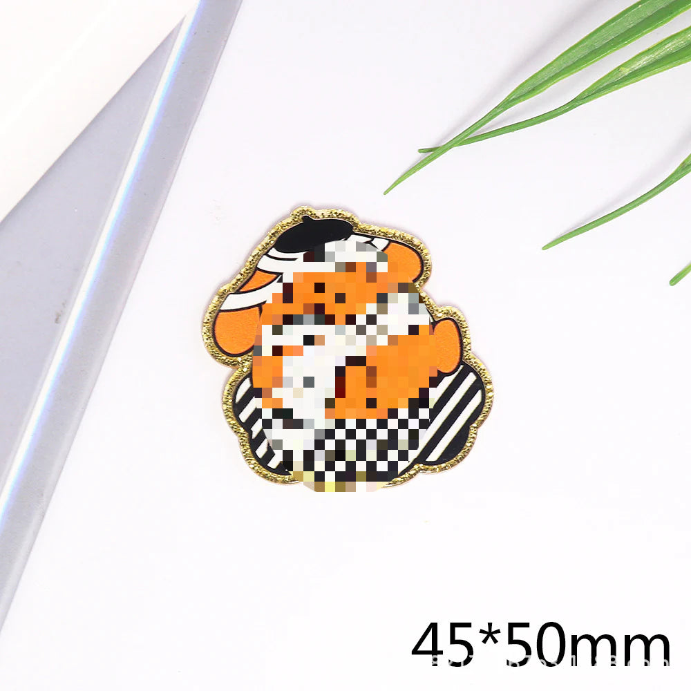 Wholesale 10pcs Cartoon Letter Accessories Diy Cute Patch Accessories FlatBack